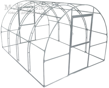 Теплица СверхПрочная 4 метра с поликарбонатом | Мой-Дом27 | Каркас изготовлен из оцинкованной замкнутой трубы 20*20 мм.<br>
 Ширина - 3 метра. Высота - 2,1 метра. Длина 4 метра.<br>
 Выдерживаемая снеговая нагрузка - 220 кг/м2. Выдерживаемая ветровая нагрузка - до 27 м/с.<br>
 Расстояние между дугами 1 метр. Толщина металла 1&nbsp;мм.&nbsp;<b>ДВОЙНАЯ ДУГА</b><br>
